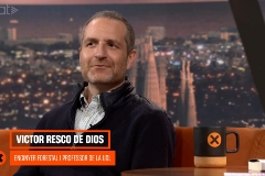 Entrevista al professor i investigador en Enginyeria Forestal de l'ETSEAFiV, Víctor Resco de Dios, al programa Col·lapse de TV3
