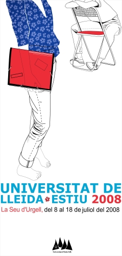 Cartell de la Universitat d'Estiu de la UdL 2008